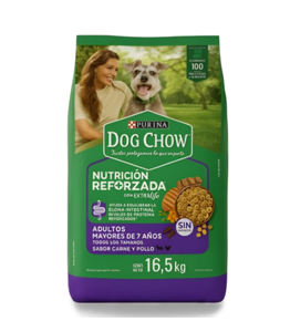 Dog Chow Longevidad 7+ 16,5 Kg