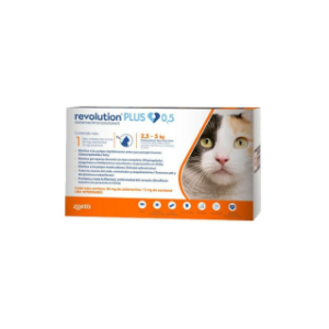 Revolution Plus gatos de 2.5 a 5 kg