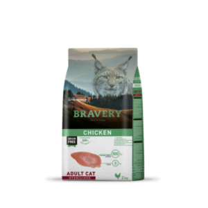 Bravery Gato Adulto Esterilizado Pollo 2kg