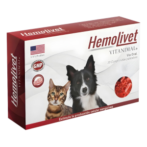 Hemolivet 30 comprimidos.