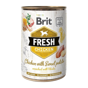 Brit Fresh Chicken with Sweet Potato Lata 400 gr