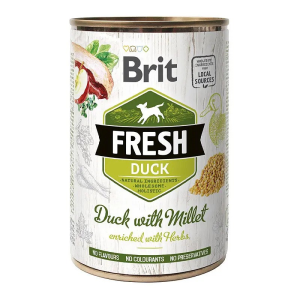 Brit Fresh Duck with Millet Lata 400 gr