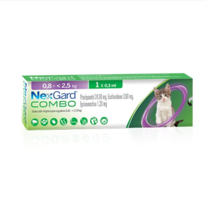 Nexgard Combo Gato 0.8 a 2.5 kg
